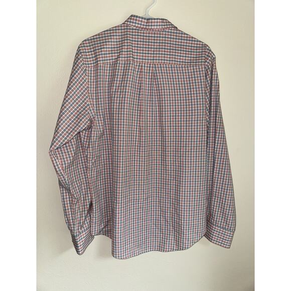 Tommy Hilfiger Men’s M 80’s 2-Ply Plaid Long Sleeve Button Shirt Classic Preppy - Picture 4 of 14